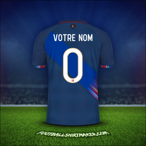 Maillot Pérou 2021/22 Extérieur -  votre nom - 0