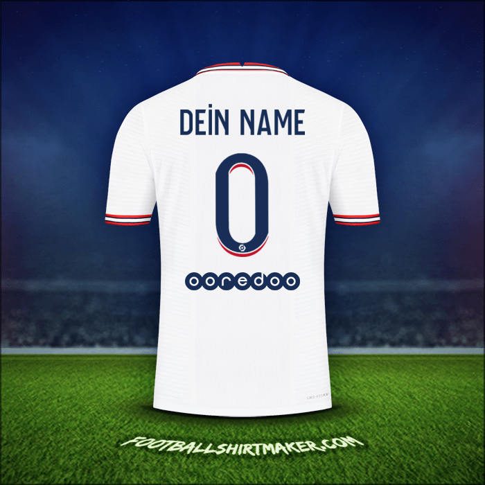 Trikot Paris Saint Germain IIII 2021/2022 -  dein name - 0