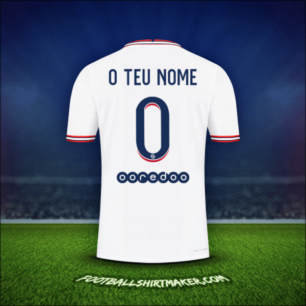 Camisola Paris Saint Germain IIII 2021/2022 -  o teu nome - 0