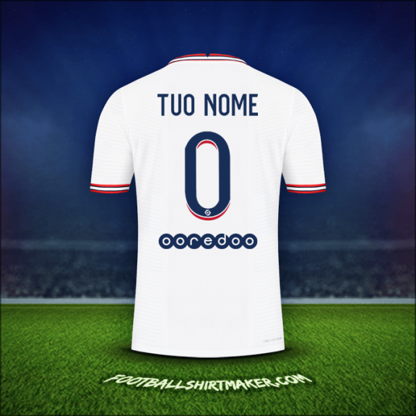 Maglia Paris Saint Germain IIII 2021/2022 -  tuo nome - 0