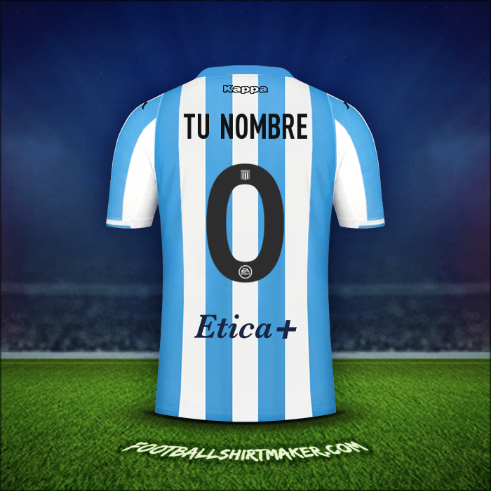 Camiseta Racing Club 2022 -  tu nombre - 0
