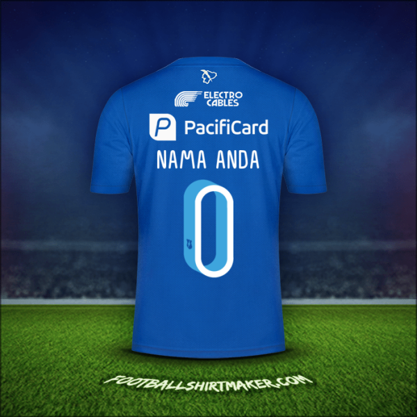 Jersey Emelec 2022 -  nama anda - 0