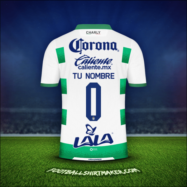 Jersey Santos Laguna 2021/22 -  tu nombre - 0