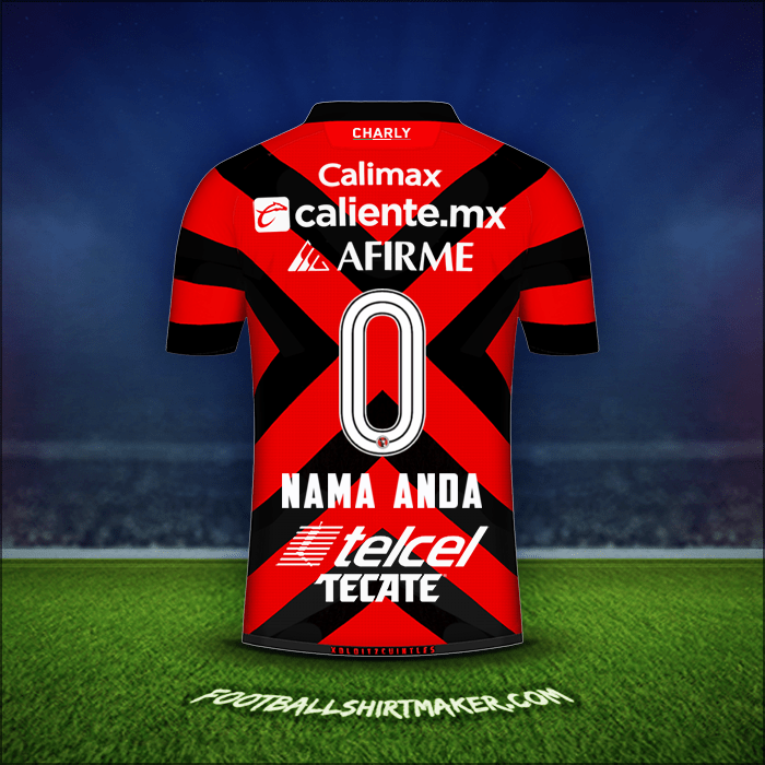 Jersey Club Tijuana 2021/2022 -  nama anda - 0