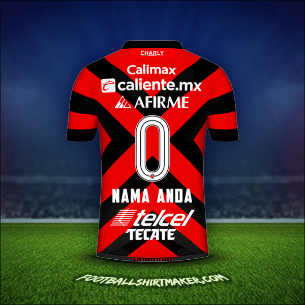 Jersey Club Tijuana 2021/2022 -  nama anda - 0