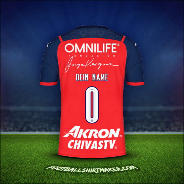 Trikot Guadalajara 2022 Dritte -  dein name - 0