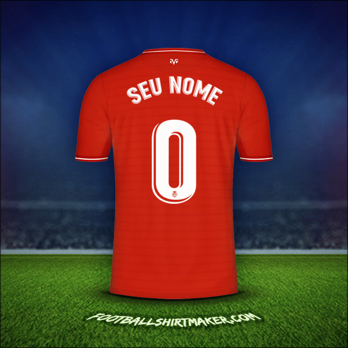 Camisa Villarreal CF 2021/2022 Alternativa -  seu nome - 0