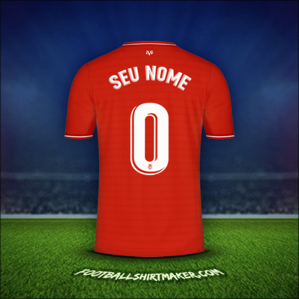 Camisa Villarreal CF 2021/2022 Alternativa -  seu nome - 0
