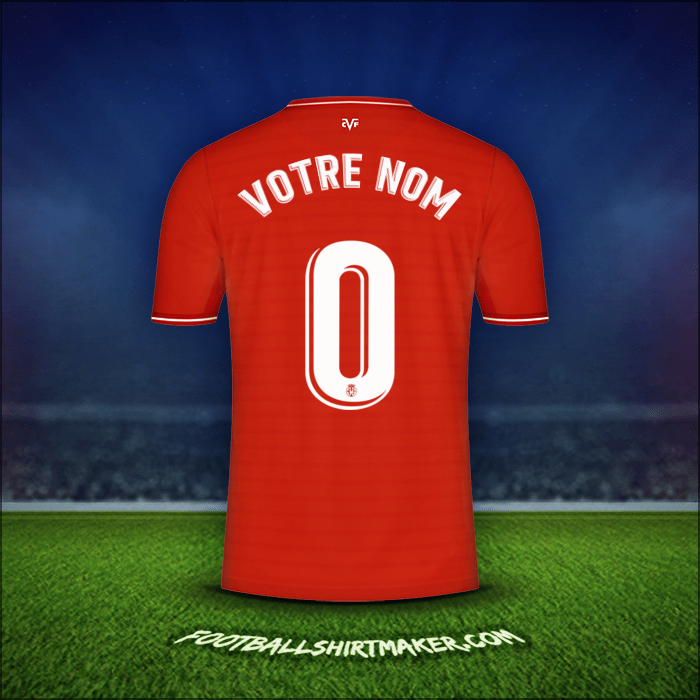 Maillot Villarreal CF 2021/2022 Extérieur -  votre nom - 0