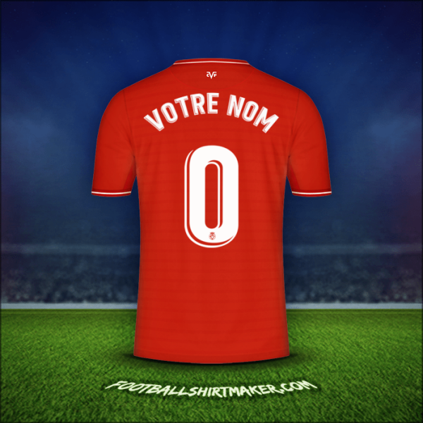 Maillot Villarreal CF 2021/2022 Extérieur -  votre nom - 0
