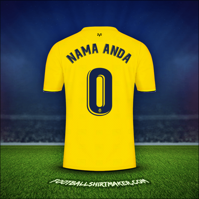Jersey Villarreal CF 2021/2022 -  nama anda - 0