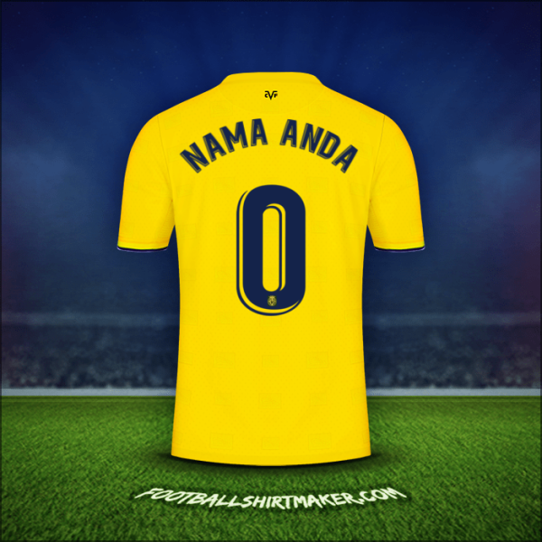 Jersey Villarreal CF 2021/2022 -  nama anda - 0
