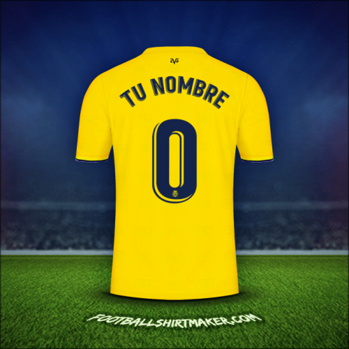 Camiseta Villarreal CF 2021/2022 -  tu nombre - 0
