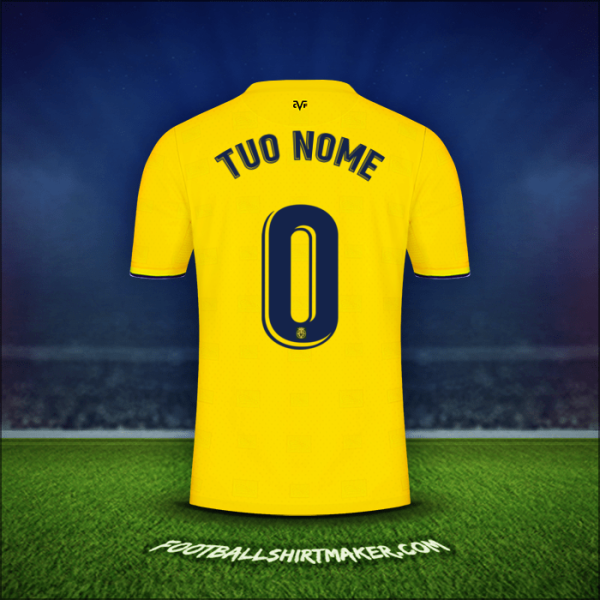 Maglia Villarreal CF 2021/2022 -  tuo nome - 0