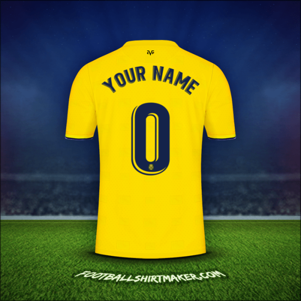 Jersey Villarreal CF 2021/2022 -  your name - 0