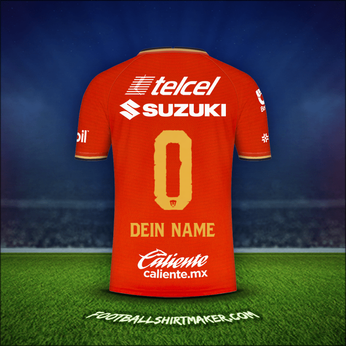 Trikot Pumas UNAM 2022 Dritte -  dein name - 0