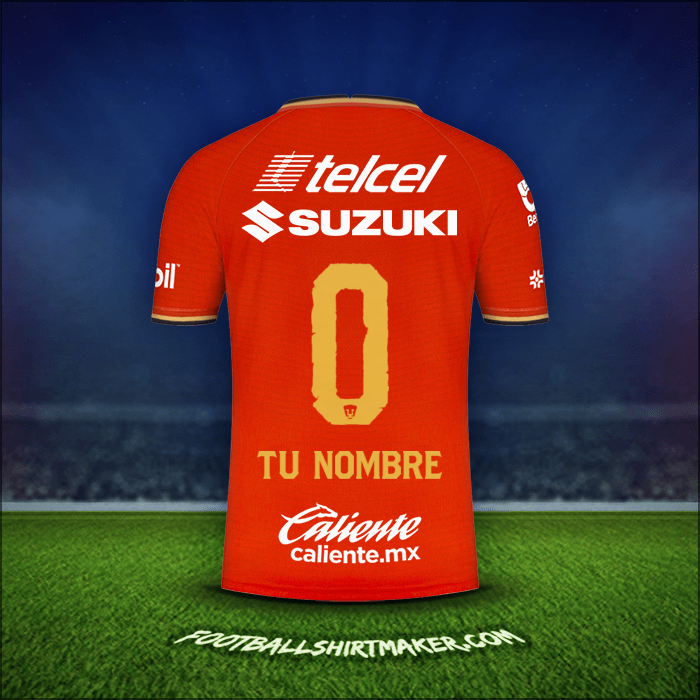 Jersey Pumas UNAM 2022 Tercera -  tu nombre - 0