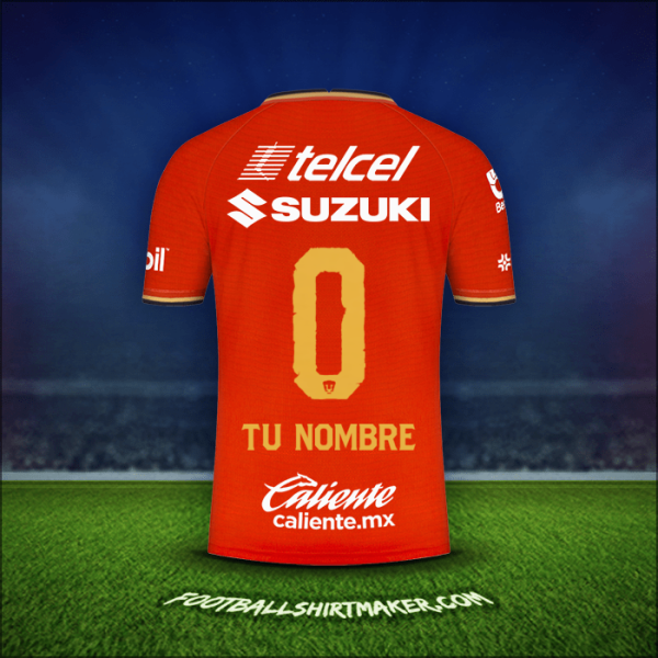 Jersey Pumas UNAM 2022 Tercera -  tu nombre - 0