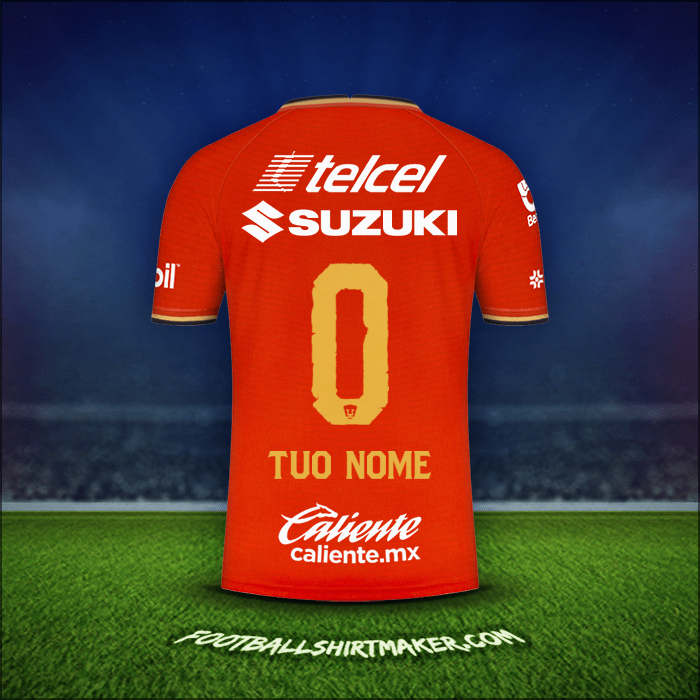 Maglia Pumas UNAM 2022 Terza -  tuo nome - 0