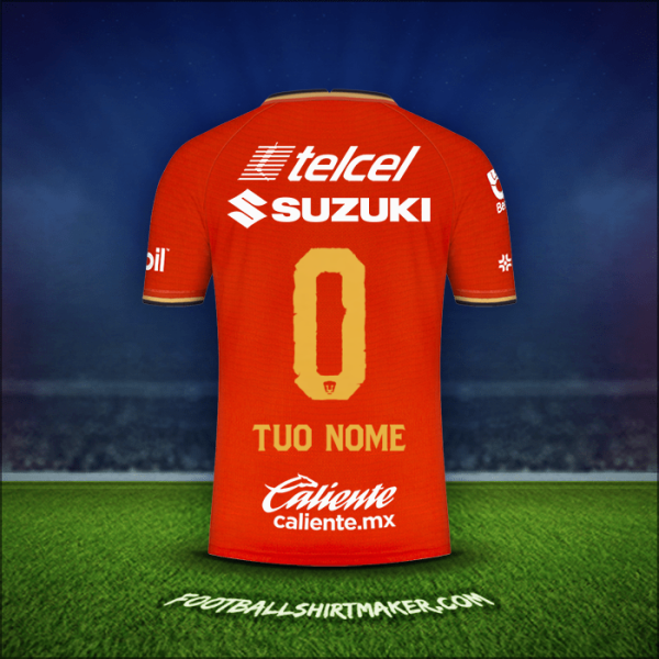 Maglia Pumas UNAM 2022 Terza -  tuo nome - 0
