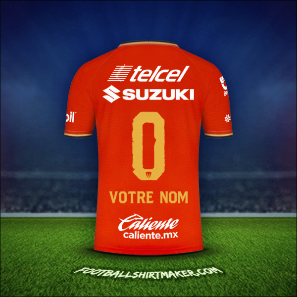 Maillot Pumas UNAM 2022 Troisième -  votre nom - 0