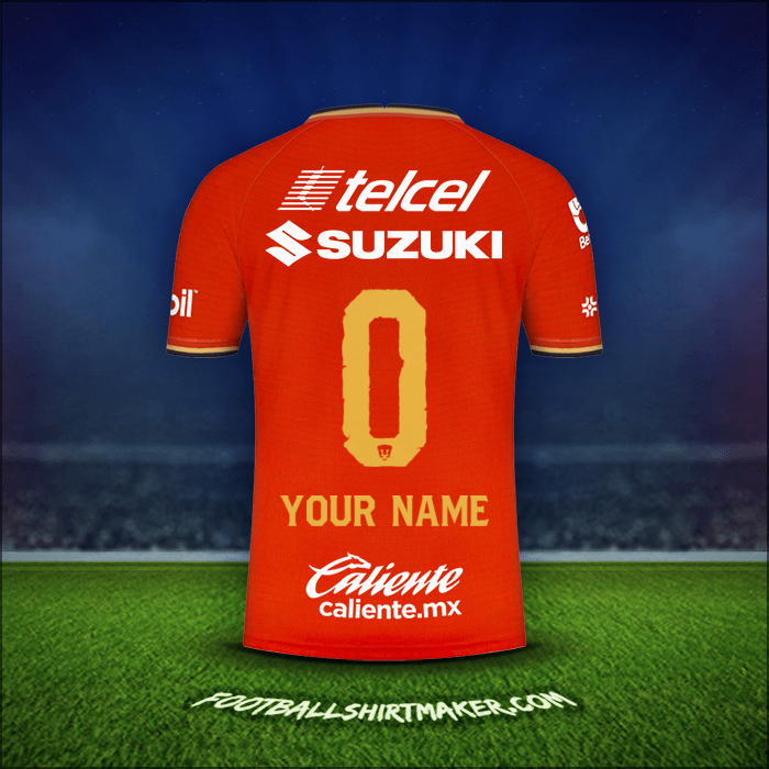 Shirt Pumas UNAM 2022 Third -  your name - 0