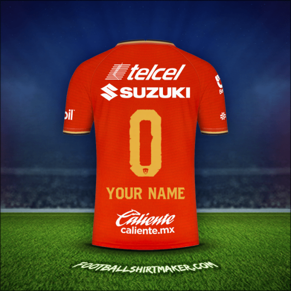 Shirt Pumas UNAM 2022 Third -  your name - 0