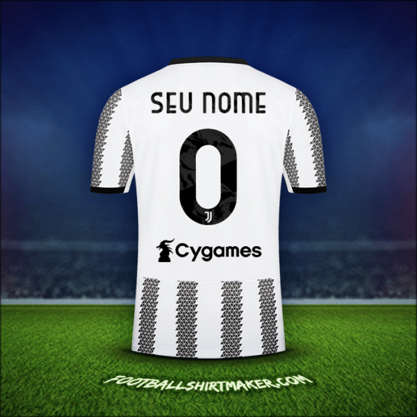 Camisa Juventus FC 2022/2023 -  seu nome - 0