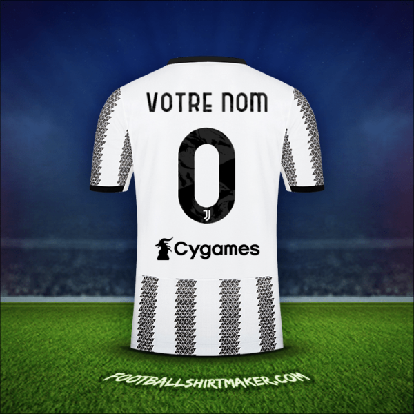 Maillot Juventus FC 2022/2023 -  votre nom - 0