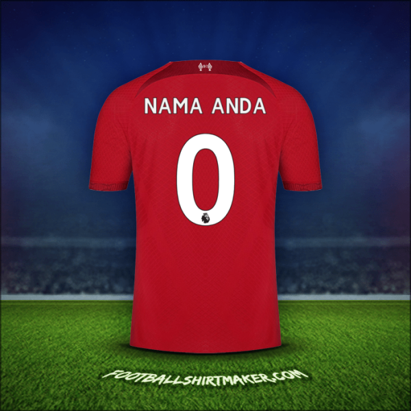 Jersey Liverpool FC 2022/2023 -  nama anda - 0