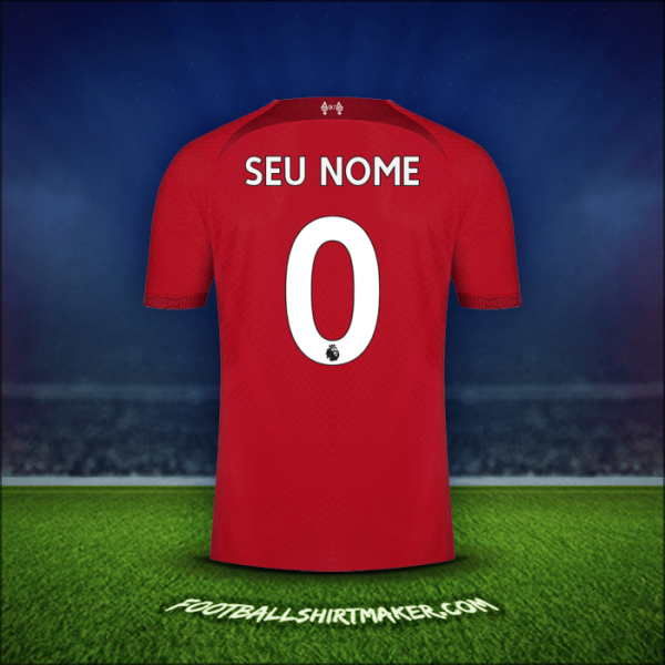 Camisa Liverpool FC 2022/2023 -  seu nome - 0