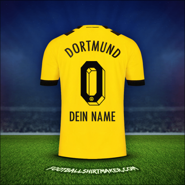 Trikot Borussia Dortmund 2022/2023 -  dein name - 0