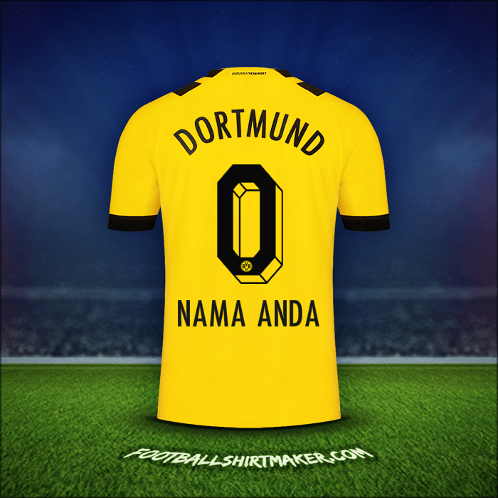 Jersey Borussia Dortmund 2022/2023 -  nama anda - 0