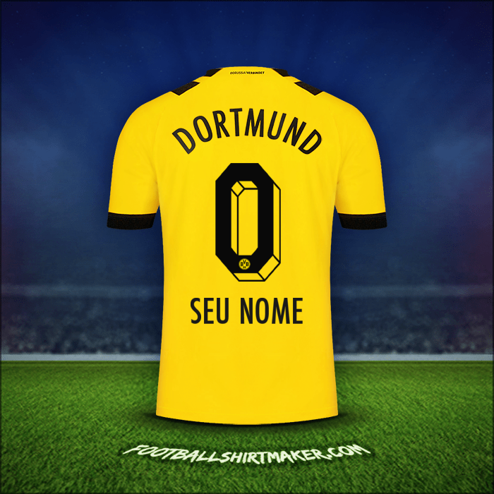 Camisa Borussia Dortmund 2022/2023 -  seu nome - 0