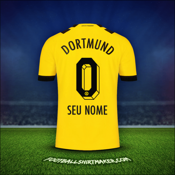 Camisa Borussia Dortmund 2022/2023 -  seu nome - 0