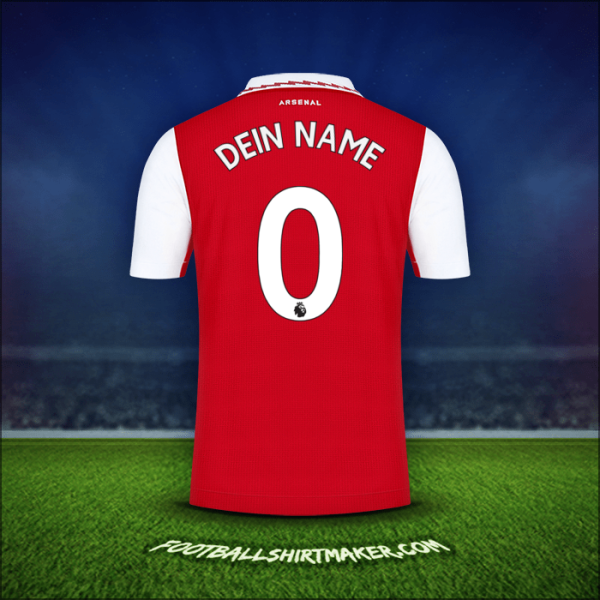 Trikot Arsenal 2022/2023 -  dein name - 0