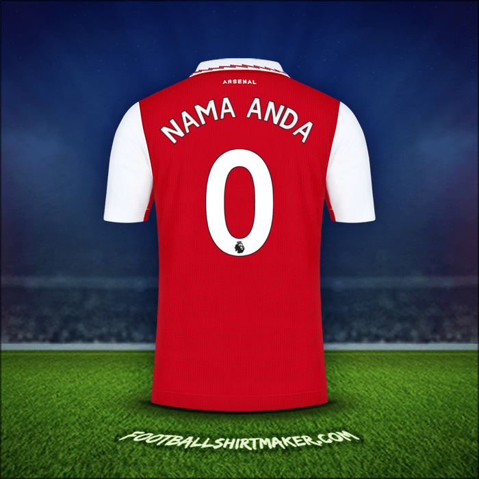 Jersey Arsenal 2022/2023 -  nama anda - 0