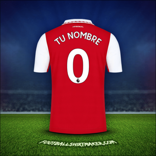 Jersey Arsenal 2022/2023 -  tu nombre - 0