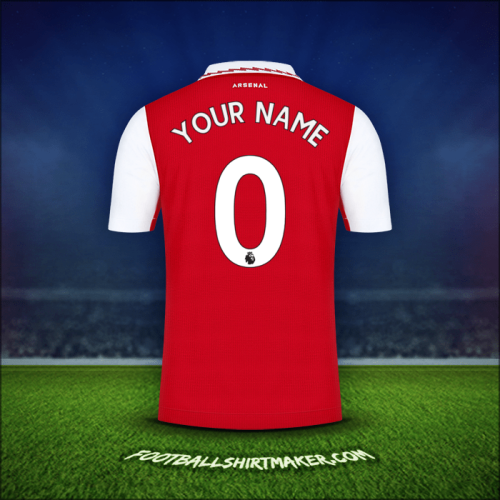 Jersey Arsenal 2022/2023 -  your name - 0