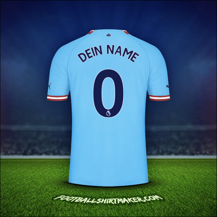 Trikot Manchester City 2022/2023 -  dein name - 0