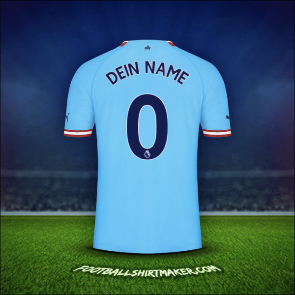 Trikot Manchester City 2022/2023 -  dein name - 0