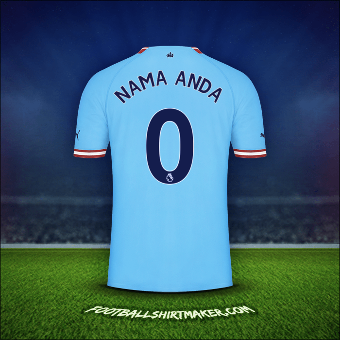 Jersey Manchester City 2022/2023 -  nama anda - 0