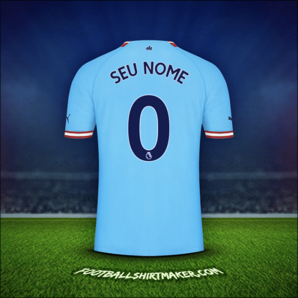 Camisa Manchester City 2022/2023 -  seu nome - 0