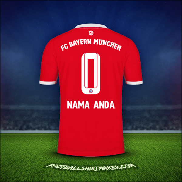Jersey FC Bayern Munchen 2022/2023 -  nama anda - 0