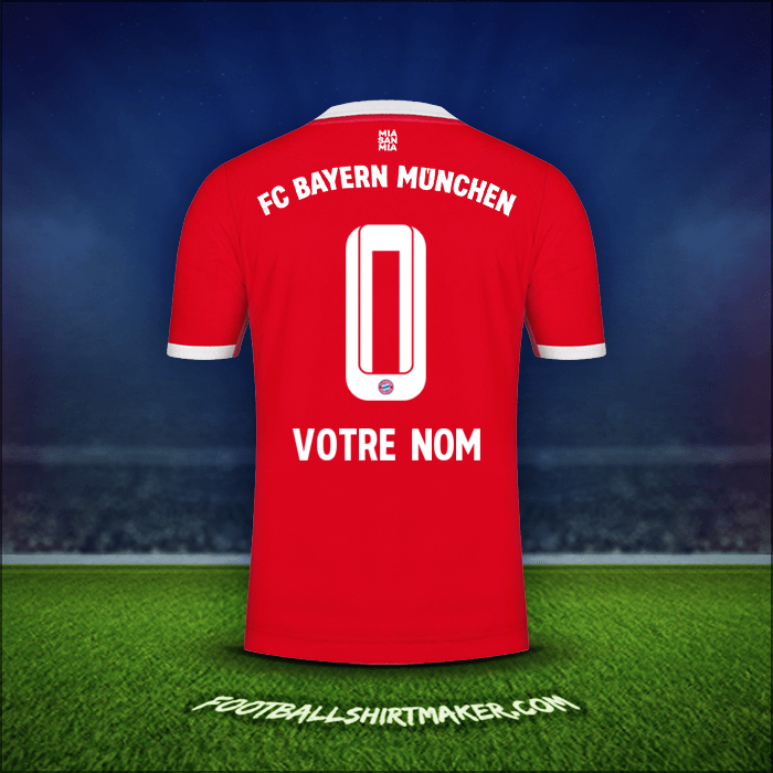 Maillot FC Bayern Munchen 2022/2023 -  votre nom - 0