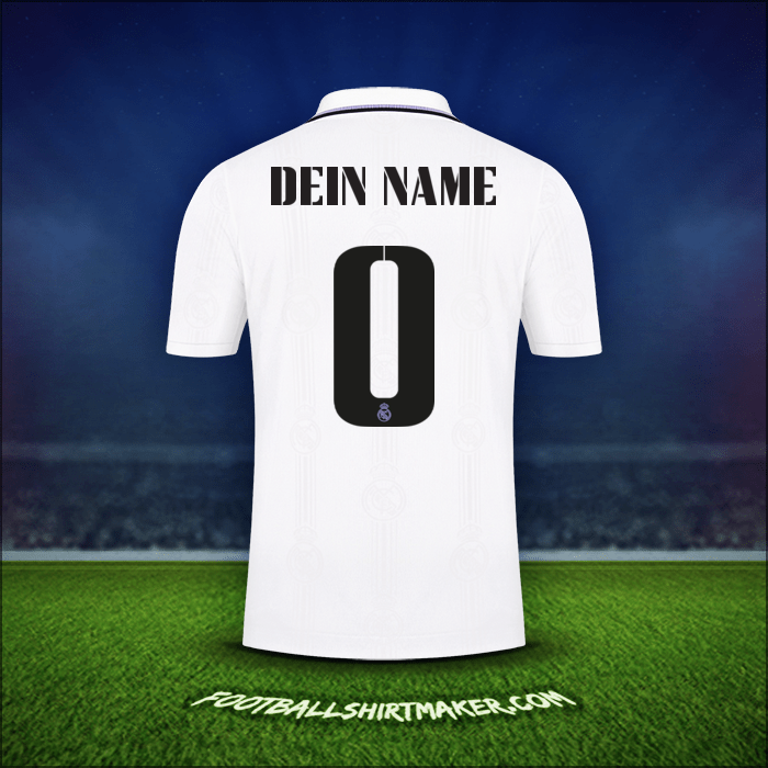 Trikot Real Madrid CF Cup 2022/2023 -  dein name - 0