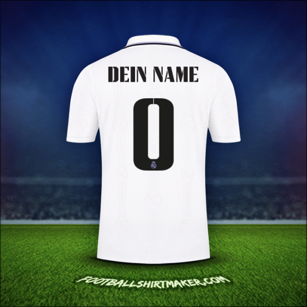 Trikot Real Madrid CF Cup 2022/2023 -  dein name - 0