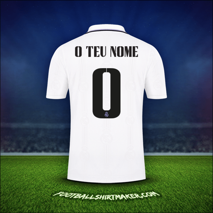 Camisola Real Madrid CF Cup 2022/2023 -  o teu nome - 0