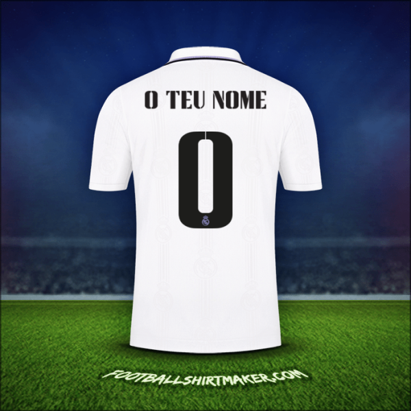 Camisola Real Madrid CF Cup 2022/2023 -  o teu nome - 0