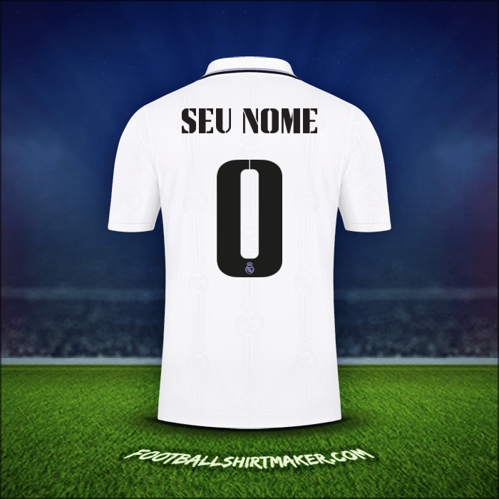 Camisa Real Madrid CF Cup 2022/2023 -  seu nome - 0